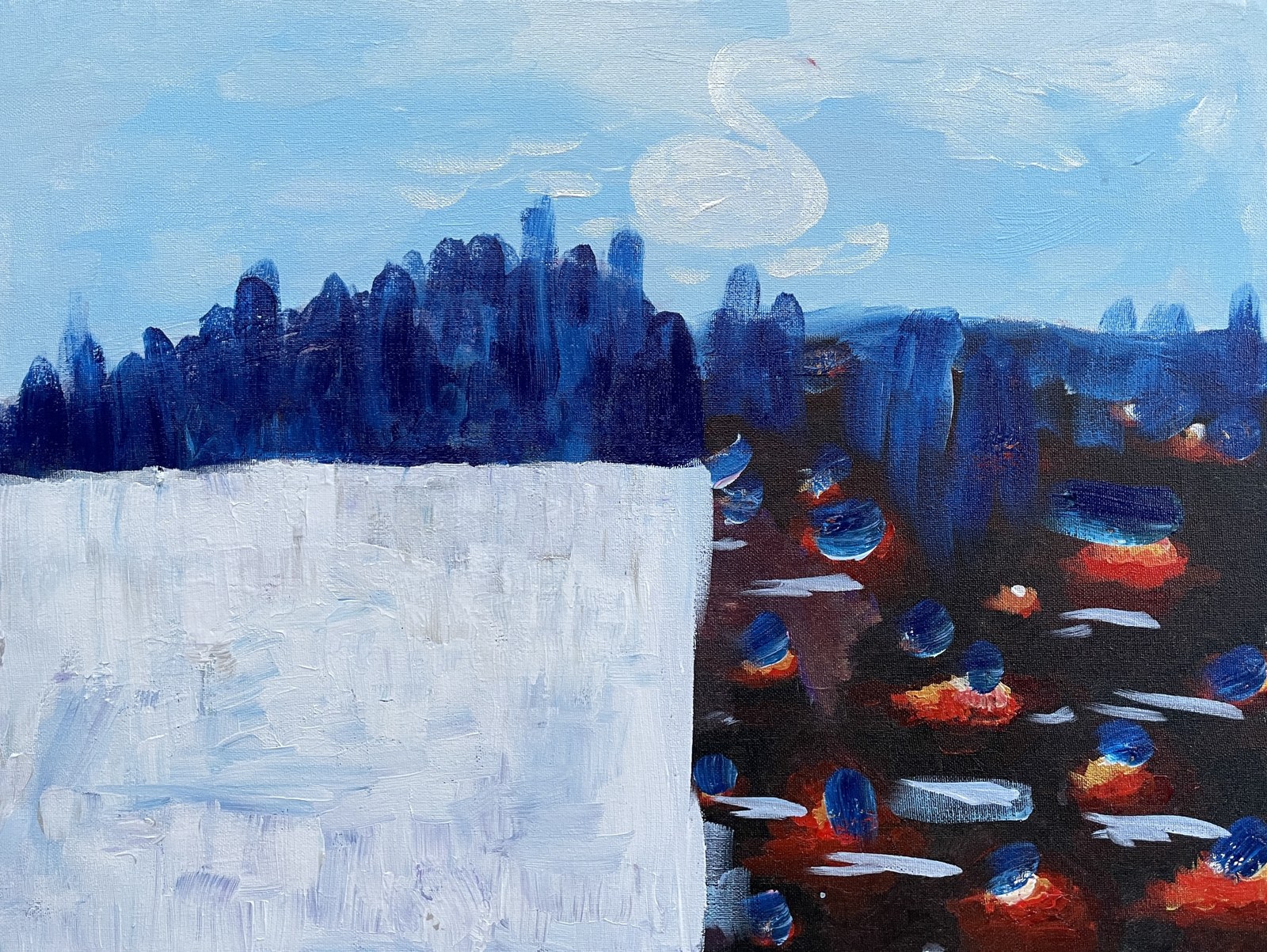 Swan and Lotus Lake 《天鹅与莲池》